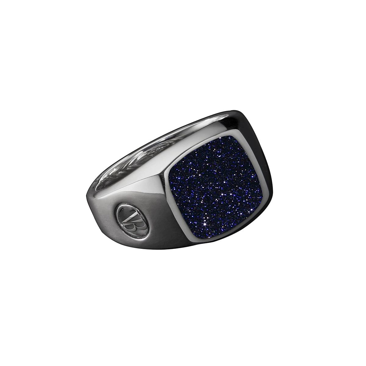 Sand Eclipse Blue Stone Ring 10mm