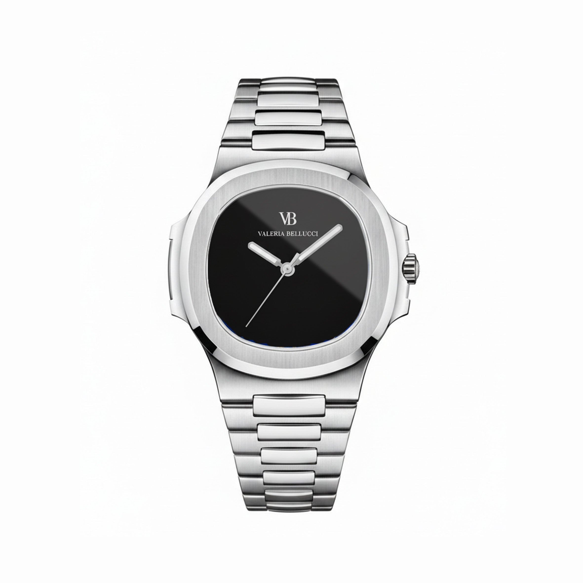 Valeria Bellucci Black Gemstone Watch for Women