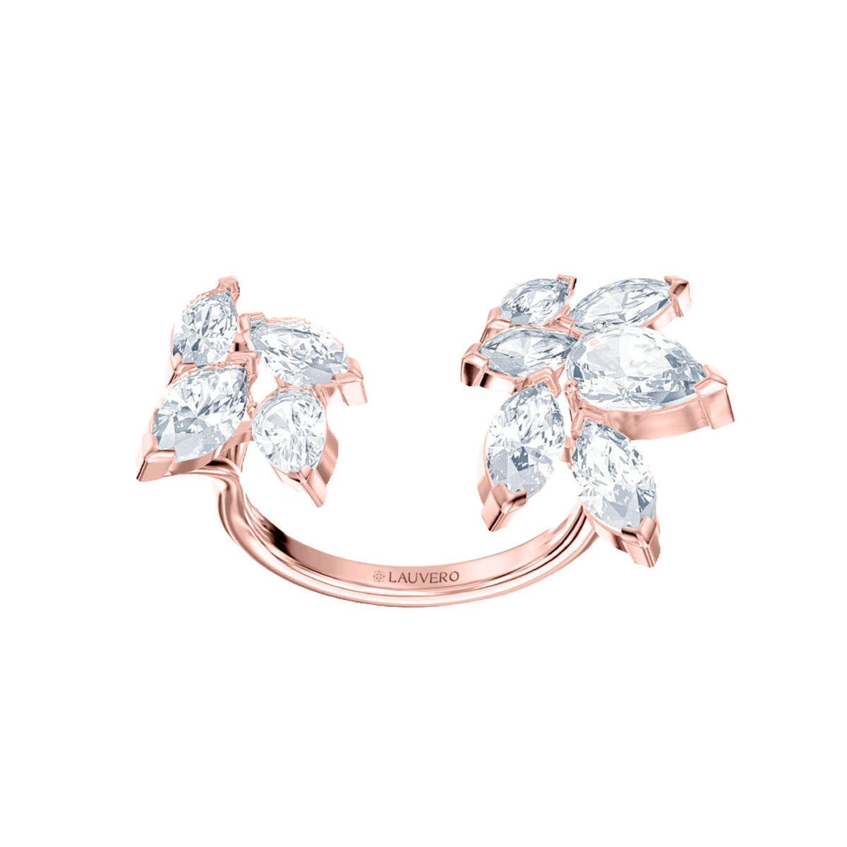 Frosted Lace Elegance Ring – Women