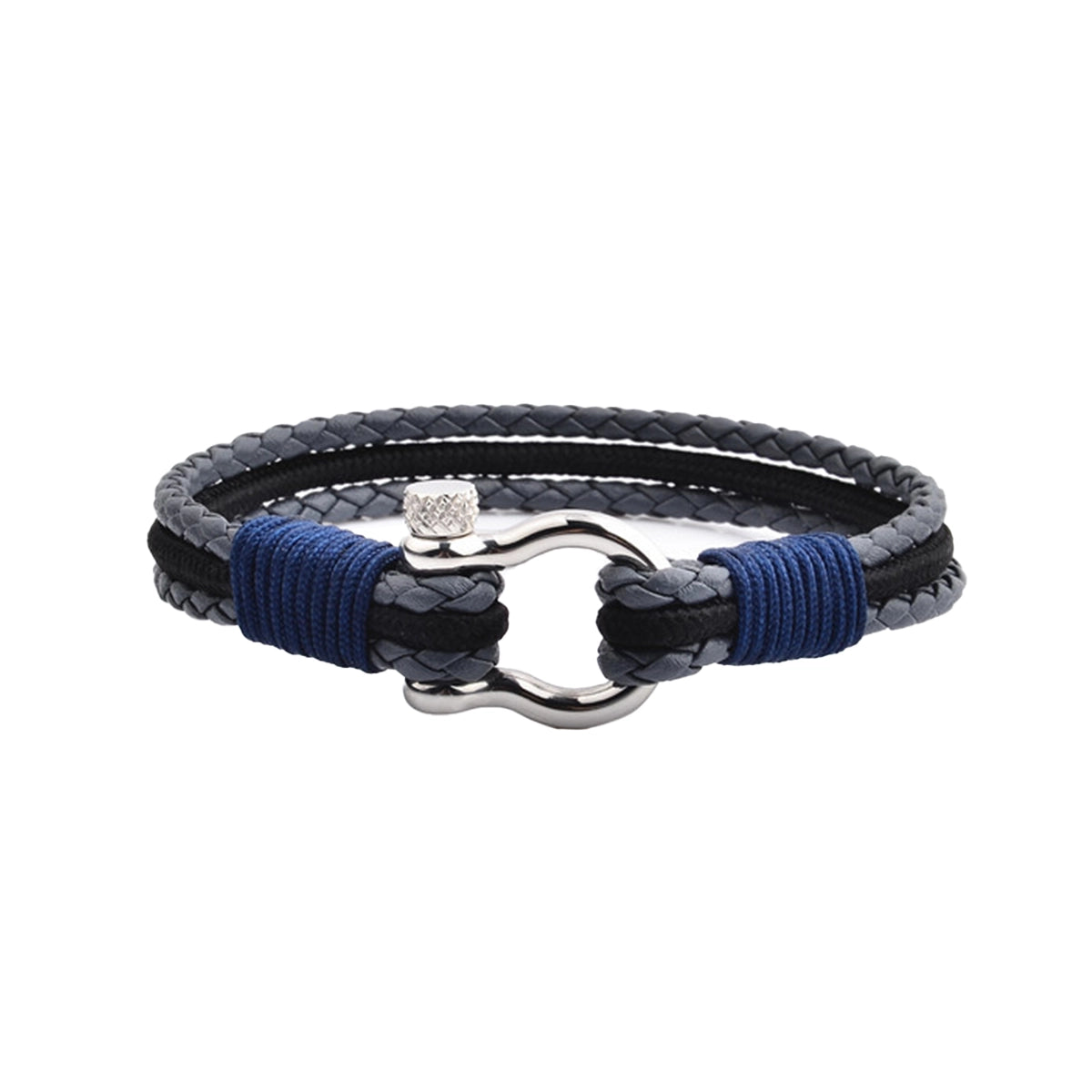 Ironleaf Cuff Men's Leather Bracelet
