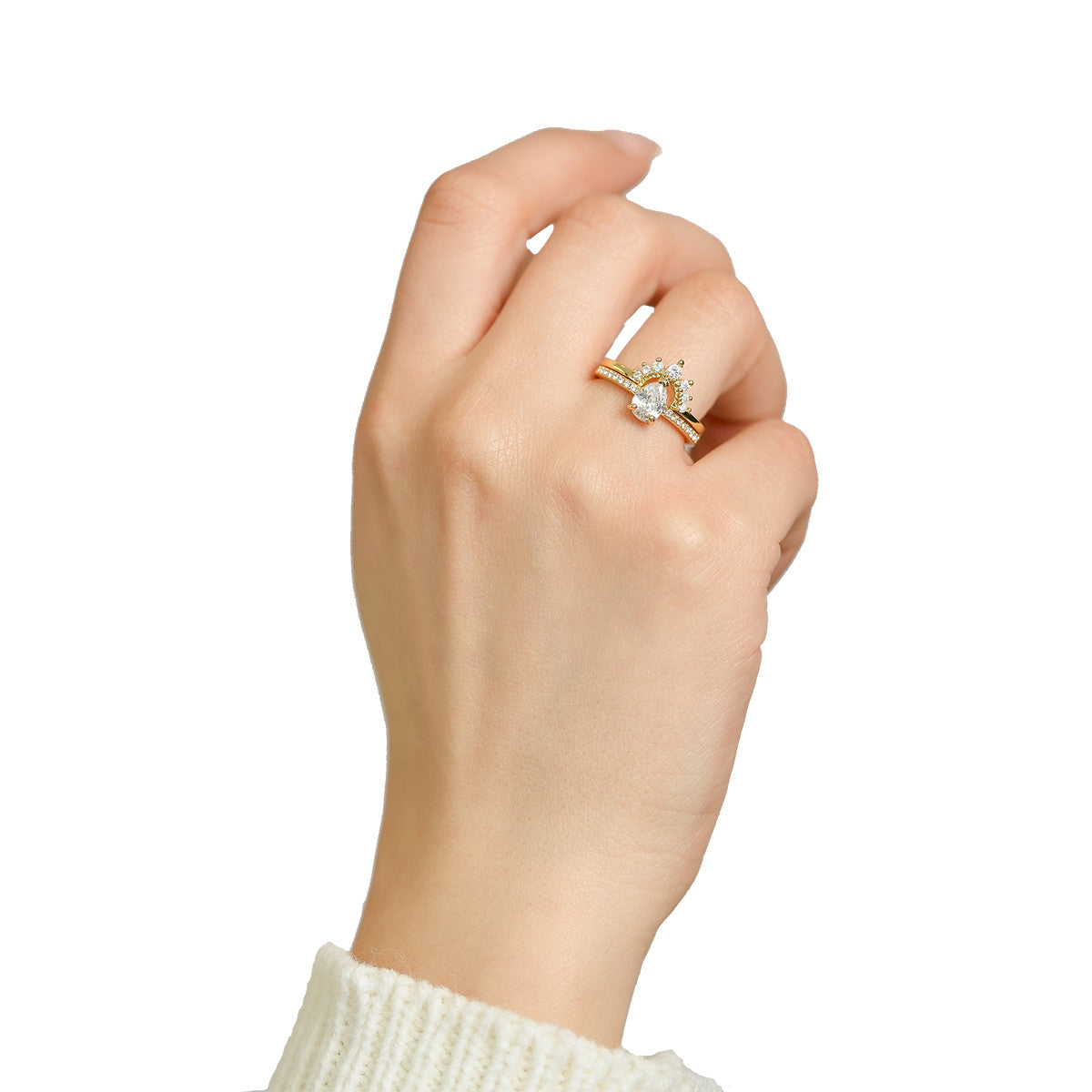 Frozen Elegance Ring