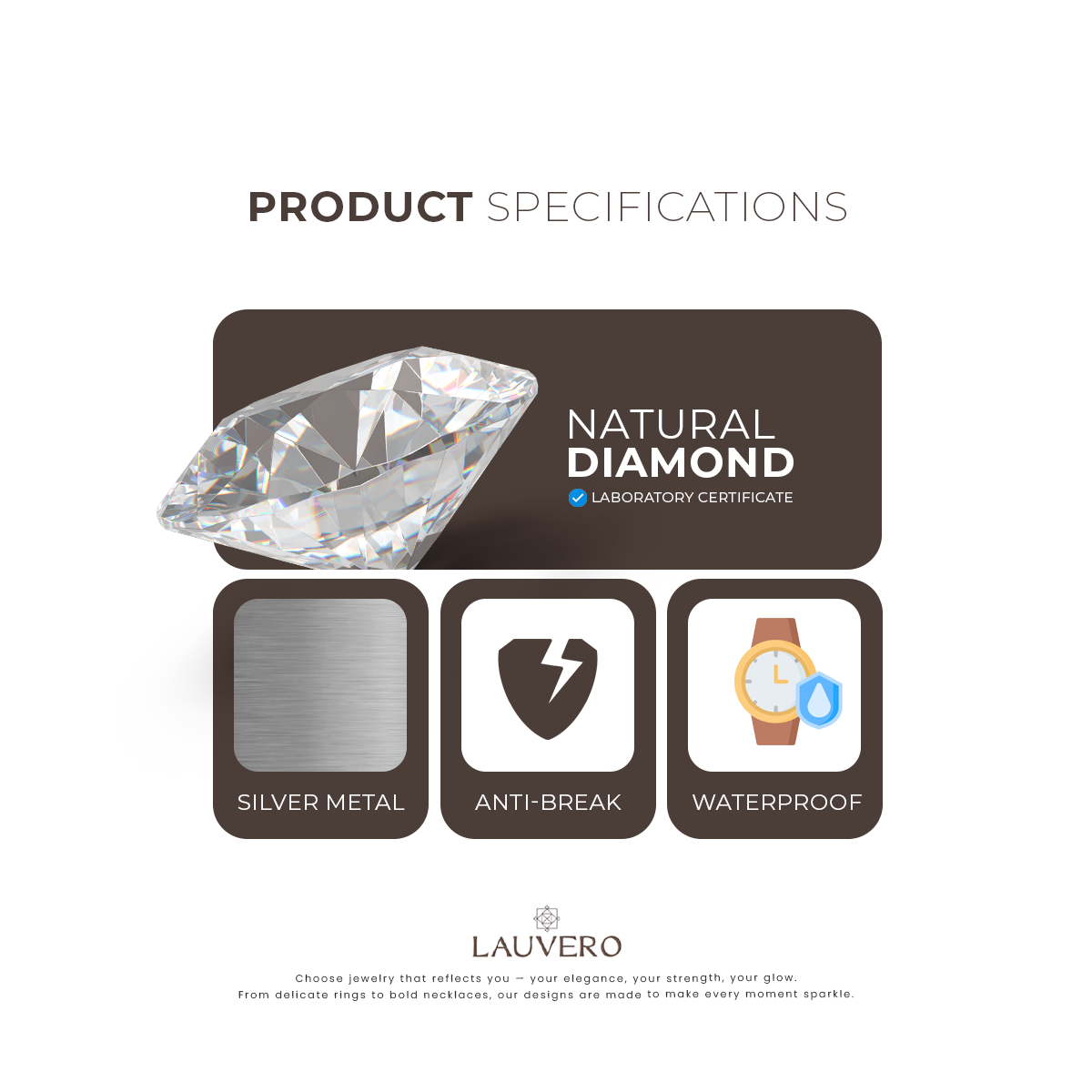 Lauvero Eclipse Diamond Red Couple Watches